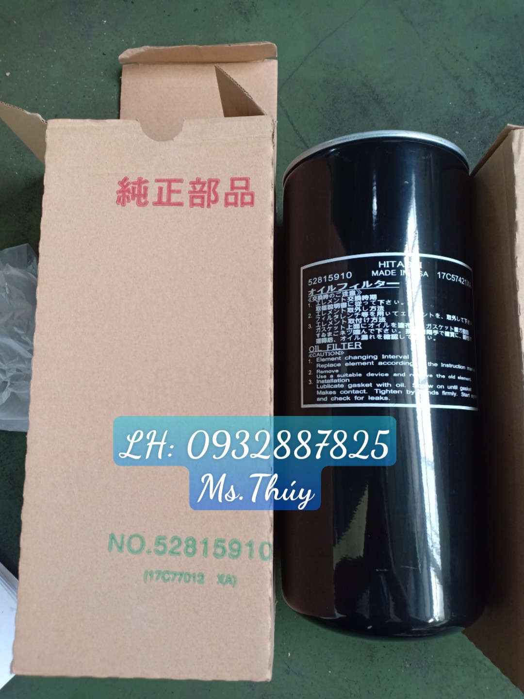 Lọc dầu Hiatchi 52815910